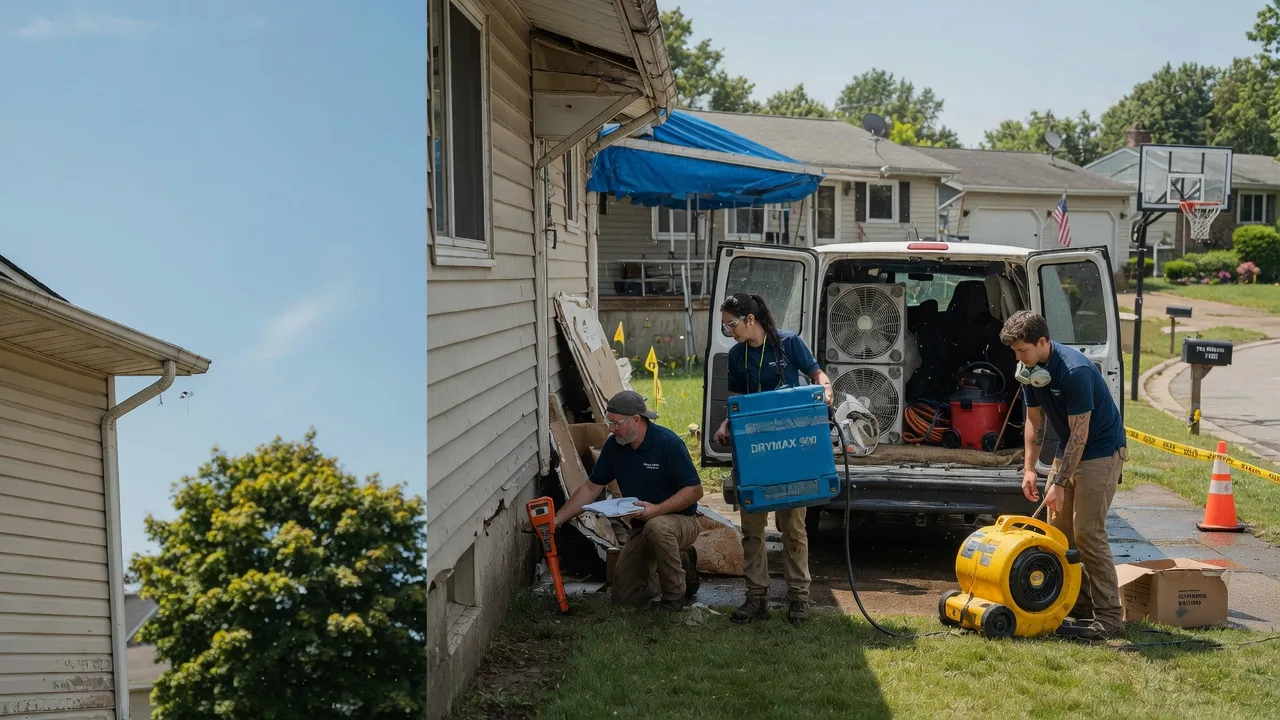 Ceiling Leak Cleanup in Columbiaville, MI near me