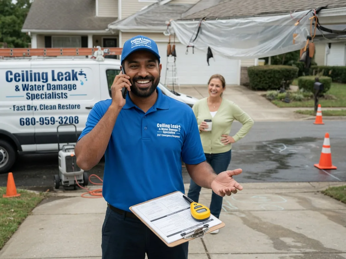 Ceiling Leak Cleanup Columbiaville, MI FAQs